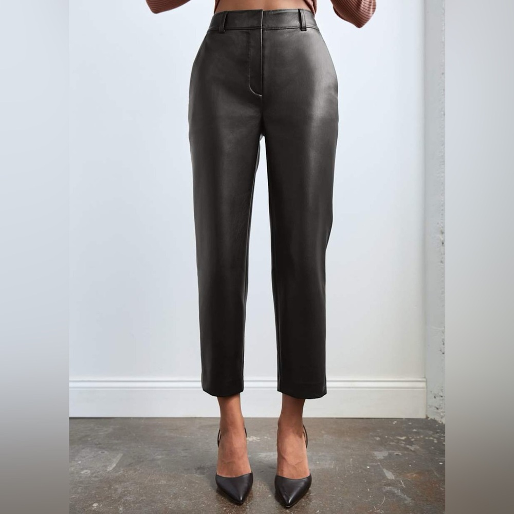 Aritzia Babaton Command Pant Black Size 6 High Rise Tailored Trouser | Like New